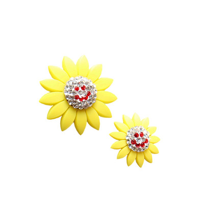 2PCS suncokreta Osvježivač ventilacijskih otvora za automobil Dijamantna kopča za parfeme Miris za automobil Klima uređaj za kopču za parfeme Autodijelovi