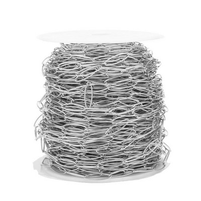1 méteres 6x20 mm hosszú O kézzel készített láncok rozsdamentes acél arany ovális texturált forrasztott kábellánc leletek ólommentes