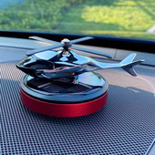 Saules enerģijas helikopters gaisa svaigs Cystal saules enerģijas plaknes difuzors, vērpšanas helikopters, smaržas automašīnas paneļa aromterapija