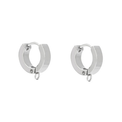 10 komada zlatnih huggie naušnica od nehrđajućeg čelika, nalaza za štapiće za uho za dijelove nakita „uradi sam“