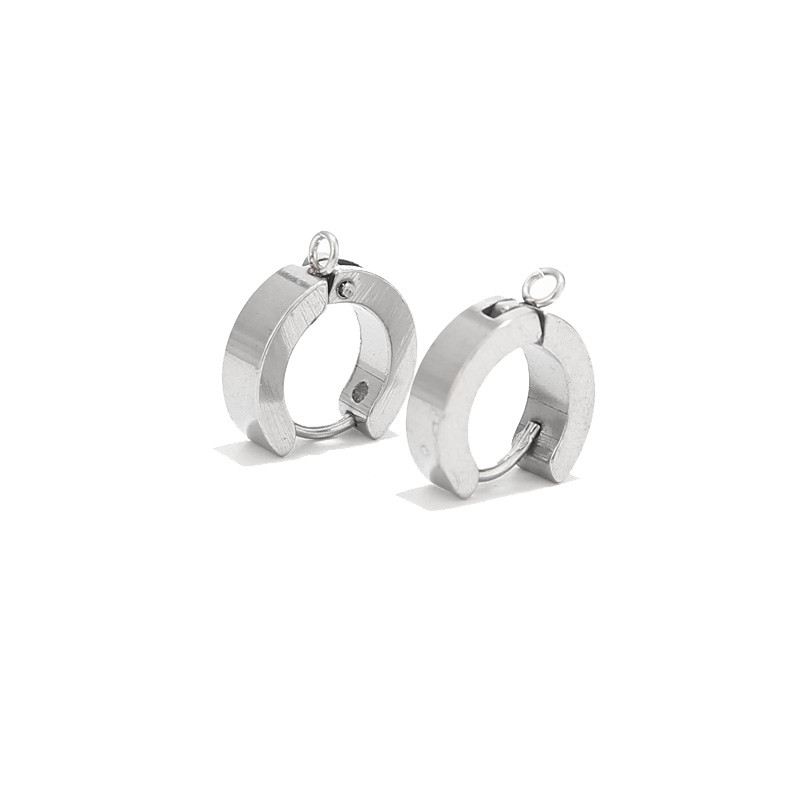 10 komada zlatnih huggie naušnica od nehrđajućeg čelika, nalaza za štapiće za uho za dijelove nakita „uradi sam“