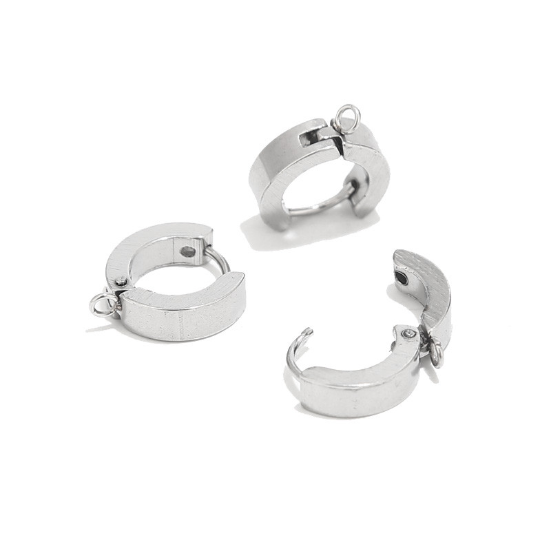 10 komada zlatnih huggie naušnica od nehrđajućeg čelika, nalaza za štapiće za uho za dijelove nakita „uradi sam“