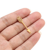 5 vnt. nerūdijančio plieno rodyklės jungtys auksiniai papuošalai. Tiekimo papuošalų kūrimo rankdarbių radiniai