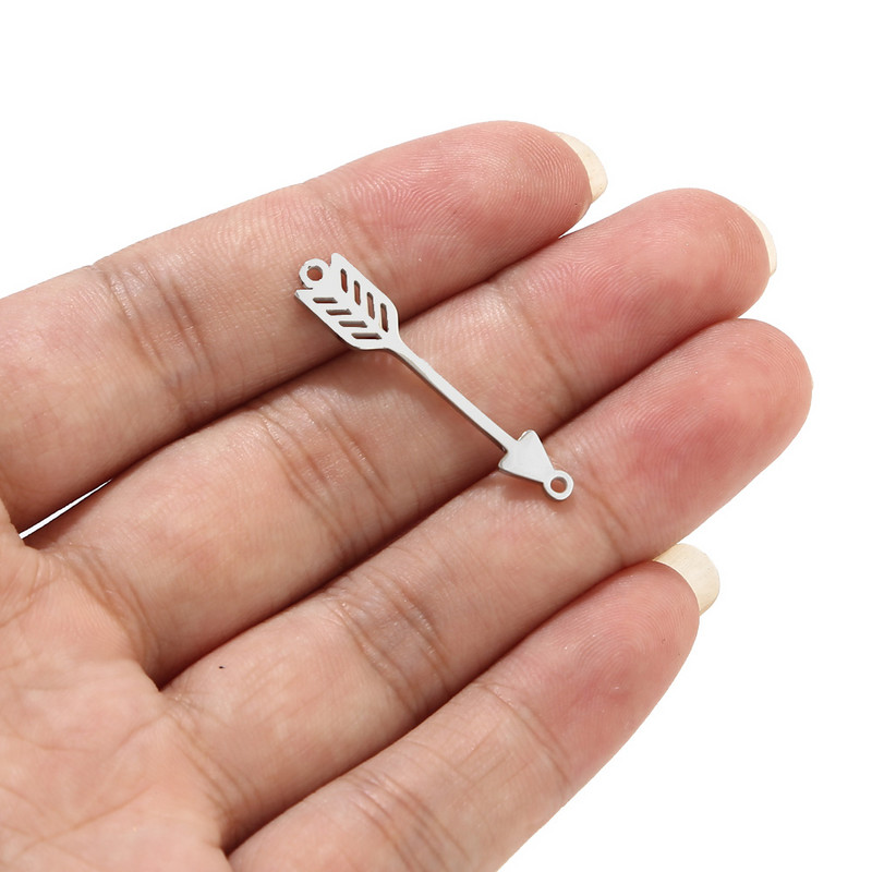 5 vnt. nerūdijančio plieno rodyklės jungtys auksiniai papuošalai. Tiekimo papuošalų kūrimo rankdarbių radiniai