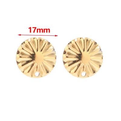 10 komada zlatnih geometrijskih nalaza za naušnice od nehrđajućeg čelika, ovalnih naušnica u obliku romba s petljom za DIY izradu nakita