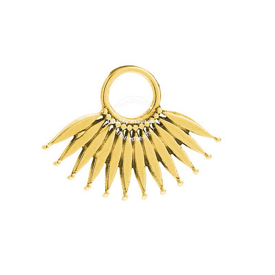 5 kom/lot Sunčane privjeske od nehrđajućeg čelika za DIY žene Nakit Naušnice Ogrlica Perle Nalazi 27x20 mm