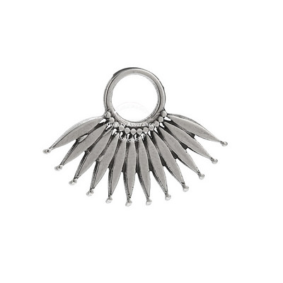 5 kom/lot Sunčane privjeske od nehrđajućeg čelika za DIY žene Nakit Naušnice Ogrlica Perle Nalazi 27x20 mm