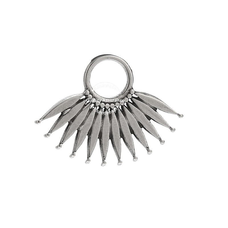 5 kom/lot Sunčane privjeske od nehrđajućeg čelika za DIY žene Nakit Naušnice Ogrlica Perle Nalazi 27x20 mm