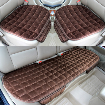 Υφασμάτινο κάλυμμα καθισμάτων αυτοκινήτου Ζεστό βελούδινο πίσω μέρος Χειμερινό μαξιλάρι αυτοκινήτου Εσωτερικά αυτοκινήτου Για σεντάν SUV MPV
