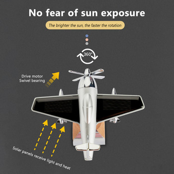 Αποσμητικό αυτοκινήτου Ηλιακό Αεροσκάφος Διακόσμηση Μίνι Άρωμα Αυτοκινήτου Αποσμητικό Άρωμα Αυτοκινήτου Αεροπλάνο Οχήματος Ταμπλό Στολίδι