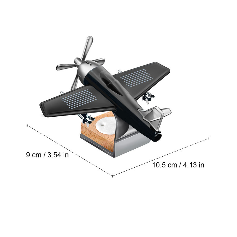 Auto õhuvärskendaja päikeseenergia õhusõiduki kaunistus Mini auto parfüüm õhuvärskendaja aroom auto lennuk sõiduki armatuurlaua kaunistus