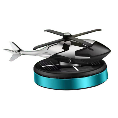 Energie solară Odorizant de aer pentru elicopter Planș de bord pentru mașină Parfum cu jet de aer Difuzor de avion cu energie solară creativ Aroma de avion din aliaj