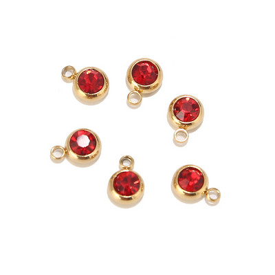 10 komada Zlatni kamenčić od nehrđajućeg čelika Kristalni privjesci Dodaci za Ogrlicu Narukvica Izrada nakita