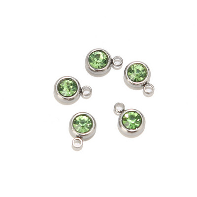 10 komada Zlatni kamenčić od nehrđajućeg čelika Kristalni privjesci Dodaci za Ogrlicu Narukvica Izrada nakita