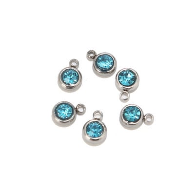 10 komada Zlatni kamenčić od nehrđajućeg čelika Kristalni privjesci Dodaci za Ogrlicu Narukvica Izrada nakita