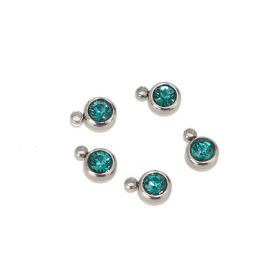 10 komada Zlatni kamenčić od nehrđajućeg čelika Kristalni privjesci Dodaci za Ogrlicu Narukvica Izrada nakita