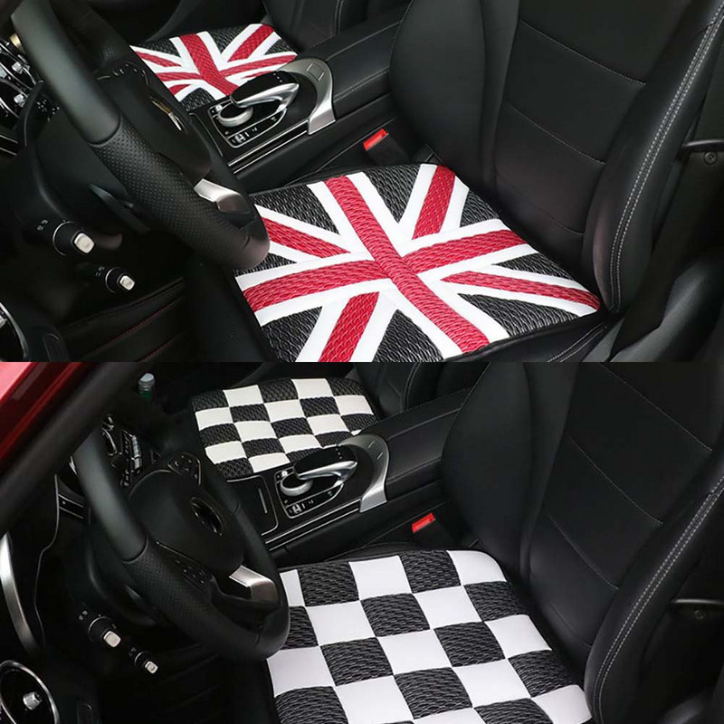1 tk Union Jack PU Ice siidist padi istmepadja katted, polsterdatud auto stiil MINI Cooper JCW One R55 R56 R58 R59 R60 R61 F54 F55 jaoks