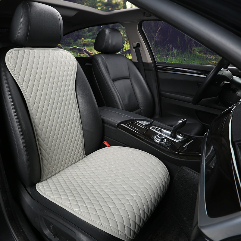 Automobilio sėdynės užvalkalas Vienos automobilio sėdynės pagalvėlės, universalus PU odos neslystantis priedų užvalkalas tinka daugeliui automobilių vandeniui atsparus E1 X36