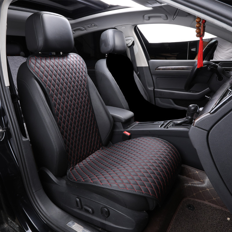 Automobilio sėdynės užvalkalas Vienos automobilio sėdynės pagalvėlės, universalus PU odos neslystantis priedų užvalkalas tinka daugeliui automobilių vandeniui atsparus E1 X36