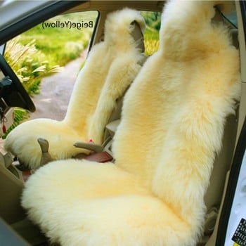 Κάλυμμα καθίσματος αυτοκινήτου από ψεύτικη γούνα Προστατευτικό μαξιλάρι αυτοκινήτου Forros Para Asientos Autos Λούτρινο Χειμερινό Ζεστό Χαλάκι Καθισμάτων για Audi Peugeot