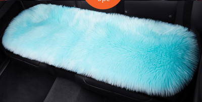 Κάλυμμα καθίσματος αυτοκινήτου από ψεύτικη γούνα Προστατευτικό μαξιλάρι αυτοκινήτου Forros Para Asientos Autos Λούτρινο Χειμερινό Ζεστό Χαλάκι Καθισμάτων για Audi Peugeot