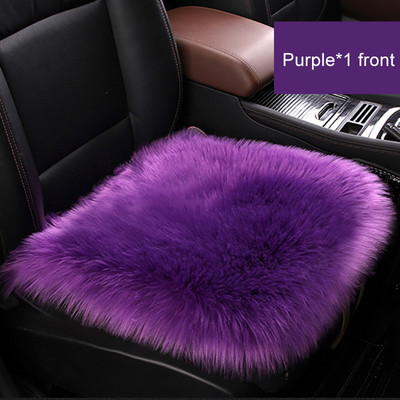 Κάλυμμα καθίσματος αυτοκινήτου από ψεύτικη γούνα Προστατευτικό μαξιλάρι αυτοκινήτου Forros Para Asientos Autos Λούτρινο Χειμερινό Ζεστό Χαλάκι Καθισμάτων για Audi Peugeot