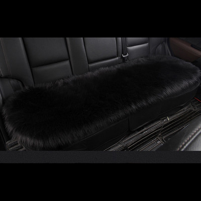 Κάλυμμα καθίσματος αυτοκινήτου από ψεύτικη γούνα Προστατευτικό μαξιλάρι αυτοκινήτου Forros Para Asientos Autos Λούτρινο Χειμερινό Ζεστό Χαλάκι Καθισμάτων για Audi Peugeot