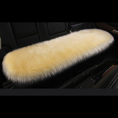Κάλυμμα καθίσματος αυτοκινήτου από ψεύτικη γούνα Προστατευτικό μαξιλάρι αυτοκινήτου Forros Para Asientos Autos Λούτρινο Χειμερινό Ζεστό Χαλάκι Καθισμάτων για Audi Peugeot