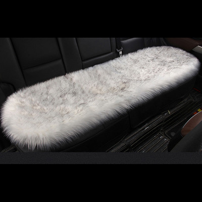 Κάλυμμα καθίσματος αυτοκινήτου από ψεύτικη γούνα Προστατευτικό μαξιλάρι αυτοκινήτου Forros Para Asientos Autos Λούτρινο Χειμερινό Ζεστό Χαλάκι Καθισμάτων για Audi Peugeot