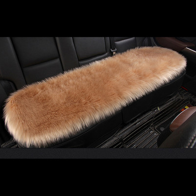 Κάλυμμα καθίσματος αυτοκινήτου από ψεύτικη γούνα Προστατευτικό μαξιλάρι αυτοκινήτου Forros Para Asientos Autos Λούτρινο Χειμερινό Ζεστό Χαλάκι Καθισμάτων για Audi Peugeot