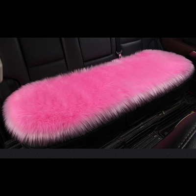 Κάλυμμα καθίσματος αυτοκινήτου από ψεύτικη γούνα Προστατευτικό μαξιλάρι αυτοκινήτου Forros Para Asientos Autos Λούτρινο Χειμερινό Ζεστό Χαλάκι Καθισμάτων για Audi Peugeot