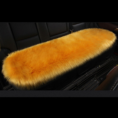 Κάλυμμα καθίσματος αυτοκινήτου από ψεύτικη γούνα Προστατευτικό μαξιλάρι αυτοκινήτου Forros Para Asientos Autos Λούτρινο Χειμερινό Ζεστό Χαλάκι Καθισμάτων για Audi Peugeot