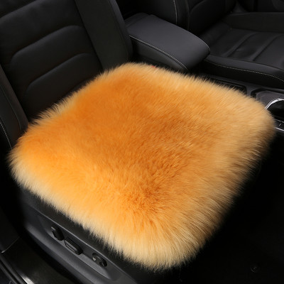 Κάλυμμα καθίσματος αυτοκινήτου από ψεύτικη γούνα Προστατευτικό μαξιλάρι αυτοκινήτου Forros Para Asientos Autos Λούτρινο Χειμερινό Ζεστό Χαλάκι Καθισμάτων για Audi Peugeot
