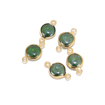 10 komada zlatnih keramičkih perli od nehrđajućeg čelika od porculana, šarenih perli, privjesaka za izradu nakita, različitih boja