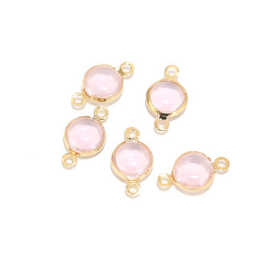 10 komada zlatnih keramičkih perli od nehrđajućeg čelika od porculana, šarenih perli, privjesaka za izradu nakita, različitih boja