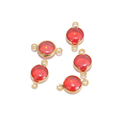 10 komada zlatnih keramičkih perli od nehrđajućeg čelika od porculana, šarenih perli, privjesaka za izradu nakita, različitih boja