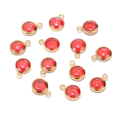 10 komada zlatnih keramičkih perli od nehrđajućeg čelika od porculana, šarenih perli, privjesaka za izradu nakita, različitih boja