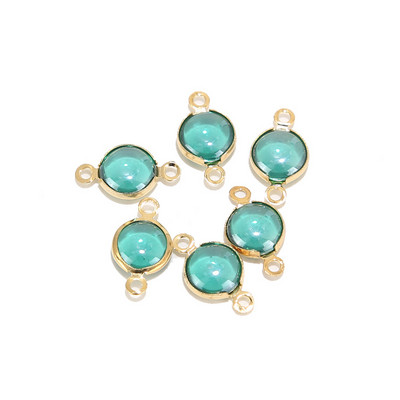 10 komada zlatnih keramičkih perli od nehrđajućeg čelika od porculana, šarenih perli, privjesaka za izradu nakita, različitih boja