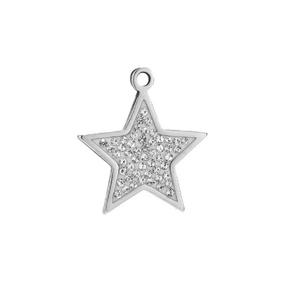 5 komada zlatni emajl od nehrđajućeg čelika bijelo plava ružičasta zvijezda šarm privjesci za djevojčice žene ogrlice pravljenje DIY nalaza