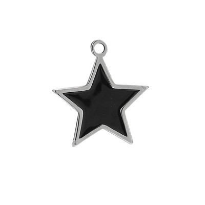 5 komada zlatni emajl od nehrđajućeg čelika bijelo plava ružičasta zvijezda šarm privjesci za djevojčice žene ogrlice pravljenje DIY nalaza