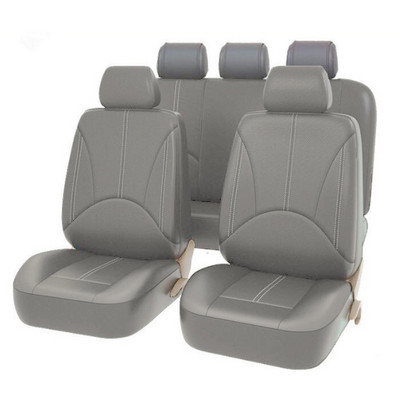 PU Δερμάτινο μαξιλάρι για κάλυμμα καθίσματος αυτοκινήτου για μπροστινό πίσω κάθισμα κάλυμμα καθίσματος αυτόματης καρέκλας Καθίσματος προστατευτικό ματ Αντιολισθητικό σετ 2/4/9 τεμαχίων