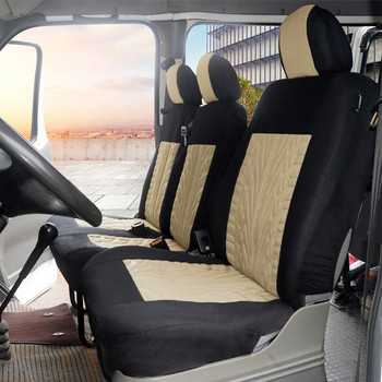 2+1 тип калъфи за седалки Калъф за седалка за транспортер/ван, универсален за Iveco Daily за 2 + 1 Ford Transit за Citroen Jumpy 2005 г.