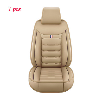 HLFNTF ādas auto sēdekļu pārvalki Universāli Pilns automašīnas sēdekļa spilvens 1 gab. Saderīgs ar gaisa spilvenu Fit Most Car