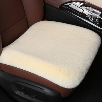 Κάλυμμα καθίσματος αυτοκινήτου Μάλλινες γούνινες κάπες για αυτόματο προστατευτικό Προστασία καθίσματος Λούτρινο Υλικό Ζεστό χειμερινό μαξιλάρι Εσωτερικά αξεσουάρ