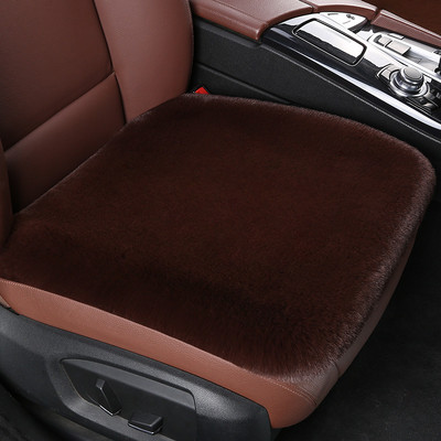 Autósülés huzat Gyapjú szőrme köpenyek Auto Protector ülésvédelemhez Plüss anyag Meleg téli ruha párna belső kiegészítők