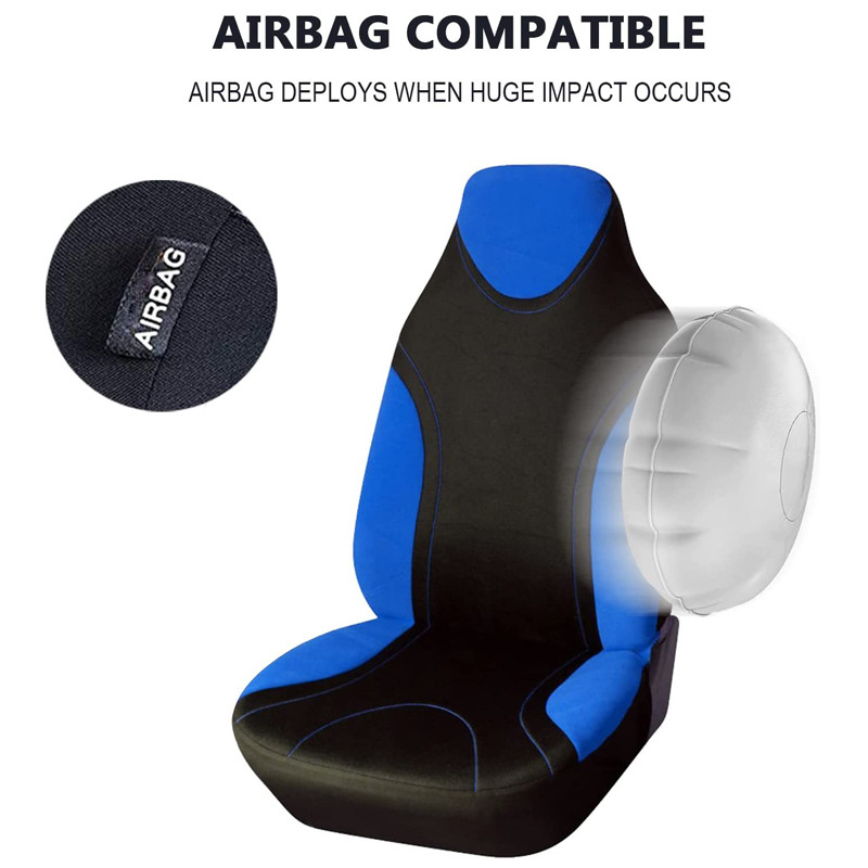 2db Front Bucket Style autós üléshuzatok Univerzális autók teherautók SUV ülésvédő TOYOTA Aygo-hoz VW Up-hoz Citroen C1-hez