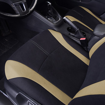 Универсален комплект протектори за капаци на предна/задна седалка за кола, съвместим с въздушна възглавница за 2005 г. Toyota Raktis за Vauxhall Corsa за Skoda Fabia