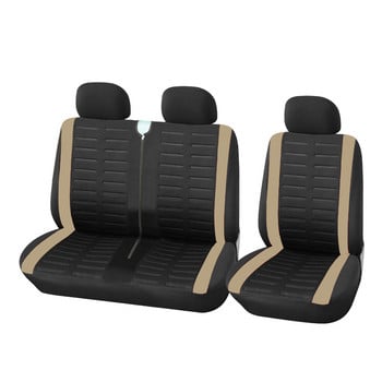 Universal Car Truck 2+1 Car Seat Covers Protective Seat For Peugeot Boxer 250 For Volkswagen T4 For gazelle 3302 For Sprinter 02