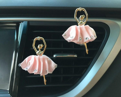 1 kom. Slatki dijamanti Baletne djevojke iz crtića Klip za otvor za ventilaciju Utičnice za osvježivač zraka u automobilu Parfem Lijepi ukrasi Parfem za automobil