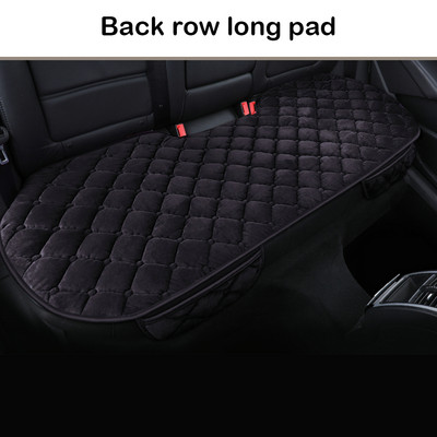 3 vnt./komplektas Universali pūkuota flanelinė automobilio sėdynės pagalvė be atlošo Sėdynės pagalvėlė Neslystanti ir šilta trumpa pūkuota kėdės pagalvė
